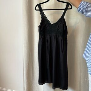 Velvet black sundress